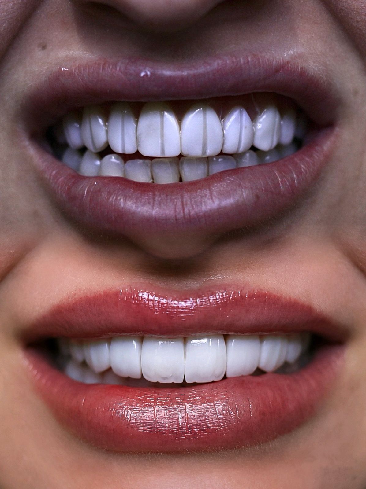 Resultado real: antes e depois frontal