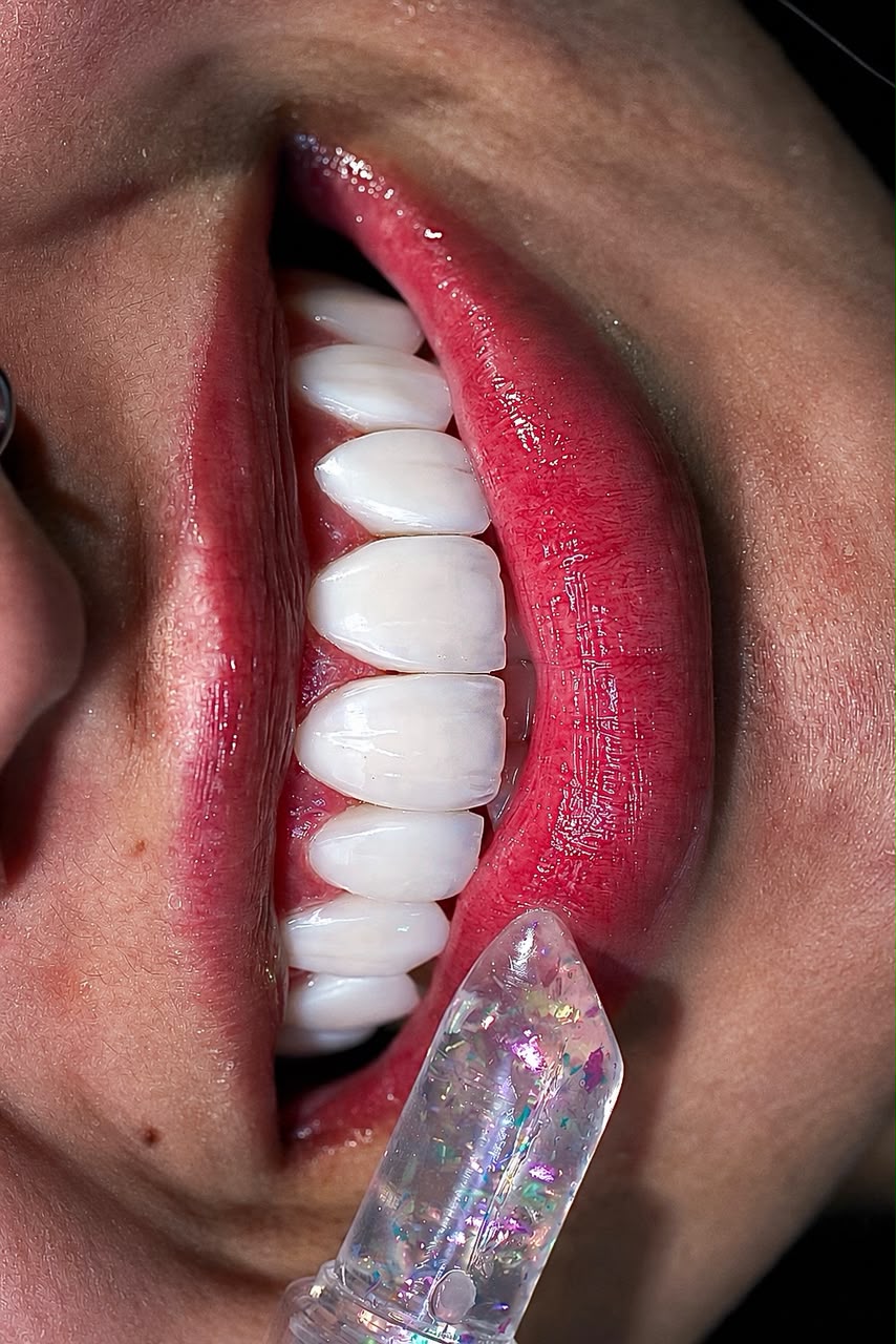 Resultado real: detalhe do sorriso